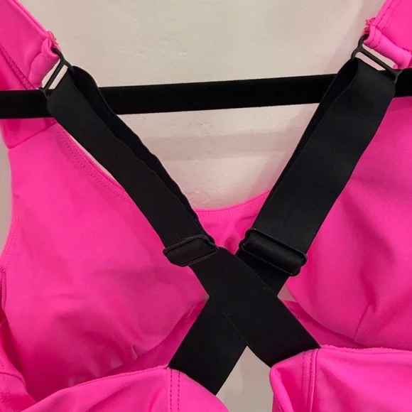 Bombshell Sportswear glow Pink Supportive Sports Bra size small - Picture 5 of 8